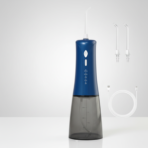 Hydropulseur buccal étanche IPX7 335 ml Star Island Blue, longue autonomie, recharge USB, avec embouts de rechange - Product Image 1