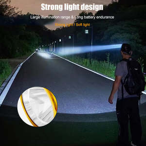 Lampe frontale <span class=keywords><strong>LED</strong></span> Helius à énergie <span class=keywords><strong>solaire</strong></span> pour l'extérieur, lampe de mine, lampe de pêche nocturne, longue portée, ultra-lumineuse, montée sur la tête - Product Image 3