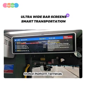 37 Inch Ultra Wide Stretched LCD Bar Signage <b>Banner</b> for Bus Station Elevator Advertising 700 Nits Brightness 3-Year - Product Image 4