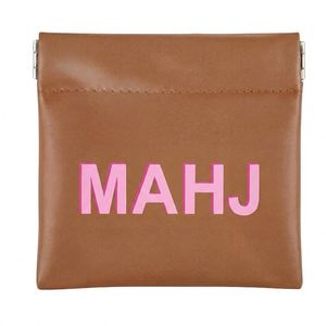 <b>Hot</b> Selling PU Leather Mahjong Title Cards Holder Colorful Creative Mahjong Tiles Rule Cards Organization Fashion Storage <b>Bag</b> - Product Image 4