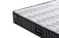 Matelas hybride moderne chinois Rucas de haute qualité avec surmatelas, fonctions de massage rafraîchissant, éponge pliable, 23 cm, douceur moyenne, garantie 10 ans