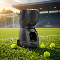 Lanceur de balles de padel intelligent avec alimentation automatique, batterie intégrée, télécommande et connexion Bluetooth pour les professionnels