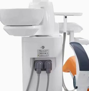 Electric <strong>Dental</strong> <strong>Chair</strong> <strong>Unit</strong> with LED Light, Adjustable Headrest &amp; Suction System - Product Image 3