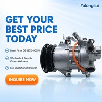 Compresseur de climatisation de voiture 88310-0D071 12V R134a 4PK pour Toyota Yaris Vitz KSP90, pièces de rechange