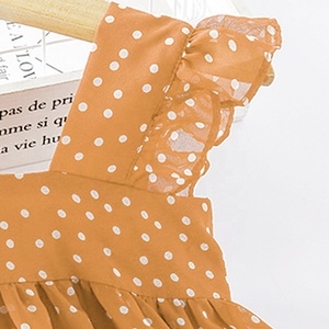 2021 del bambino Vestiti Delle Ragazze di Volo di Punti di Colore Del Manicotto Della Tuta Vestiti Della Principessa di Modo del Vestito Neonato di Estate Dei Capretti Outfit - Product Image 4