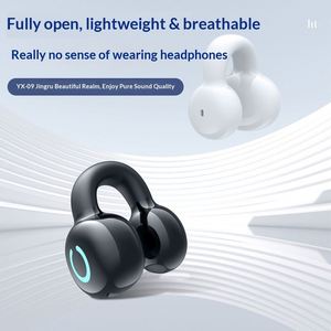หูฟังบลูทูธ YX09 แบบคลิปหนีบข้างเดียว รุ่นใหม่ยอดนิยม หูฟังไร้สายสำหรับเล่นกีฬา หูฟังบลูทูธ YX09 แบบคลิปหนีบข้างเดียว - Product Image 4