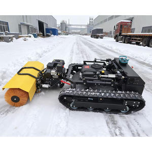 Hochwertiger Industrieller Raupenmäher mit Benzinmotor und Fernbedienung, Schneefräse mit 4-Takt-Motor und 27 PS Leistung für Landwirtschaft und Garten - Product Image 2