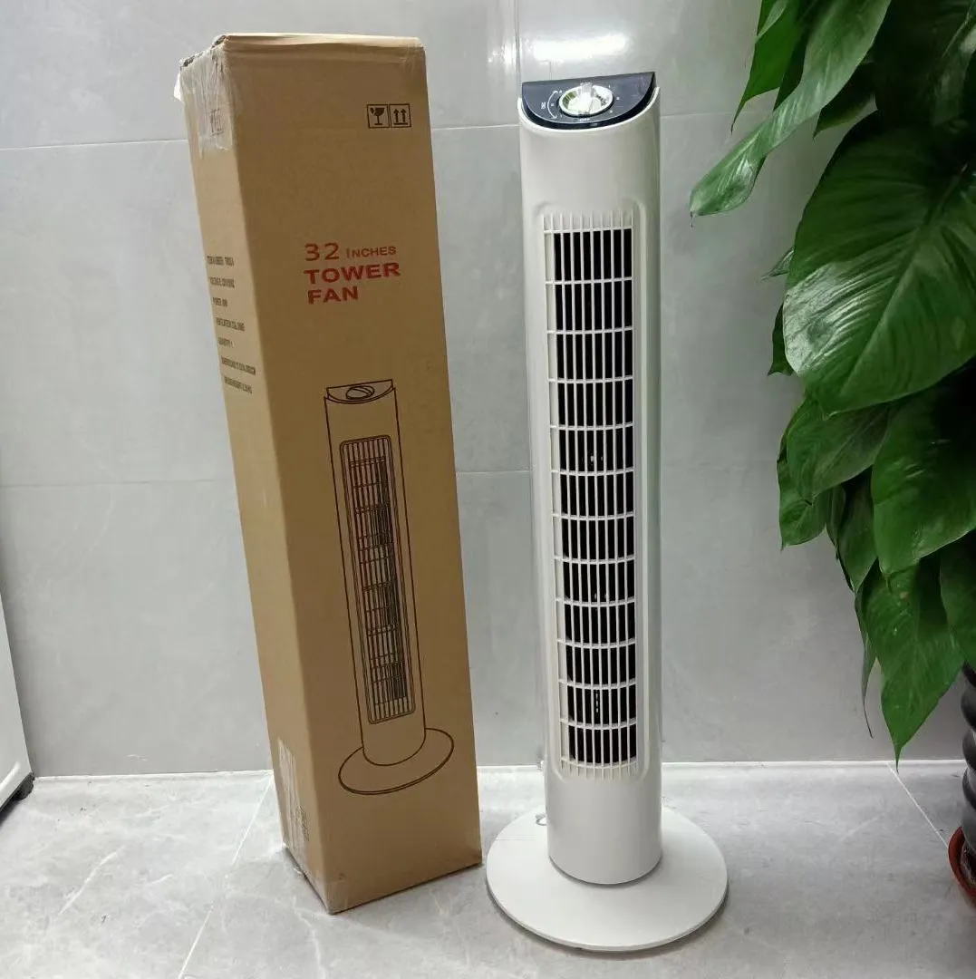 mechanical 32-inch leafless timing air-conditioning fan small household multifunctional floor fan silent Tower fan