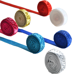 MEICHUANGHUI üretici özel renkli naylon kadife kurdela çeşitli özellikleri parlak altın gümüş giyim aksesuarları yay - Product Image 6