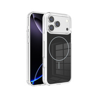 Coque de protection magnétique anti-chute couleur macaron Space Shell Ins pour iPhone 18 Pro Max, compatible avec les coques de téléphone iPhone 17, 16, 15, 14