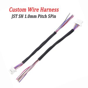 سلك توصيل إشارة مخصص بطول حسب الطلب من نوع JST SHR-05V-S بخطوة 1.0 مم و5 دبابيس لتوصيل لوحات الدوائر المطبوعة - Product Image 1