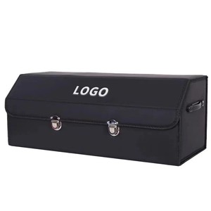 Caja de Almacenamiento Rectangular Moderna para Maletero de Coche, de Cuero, Plegable, Ecológica, Artículos Decorativos para Interiores, Caja Organizadora Práctica - Product Image 2
