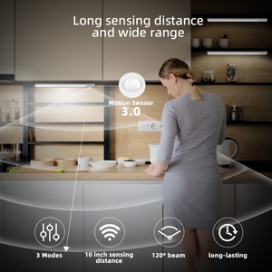 Lampe de nuit LED sans fil magnétique pour armoire, rechargeable par USB, avec détecteur de mouvement, pour cuisine et placard - Product Image 3