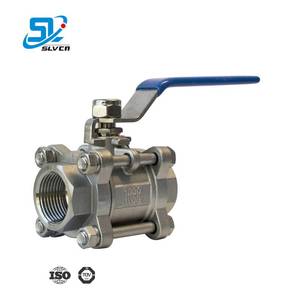 3Piece 1000 <span class=keywords><strong>Wog</strong></span> Thép Không Gỉ Carbon Cf8m Ss304 Ss316 Float Sus Van Bi - Product Image 1