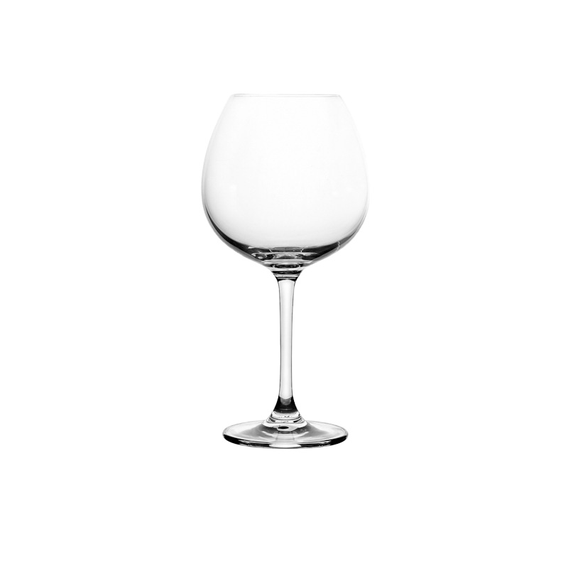 support custom logo 660ml red wine glass sandblasting process crystal glass