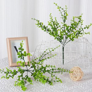 Flower Delight - Hojas Artificiales de Eucalipto de 34 cm, Plástico, Decoración del Hogar, Accesorios para Bodas - Product Image 3