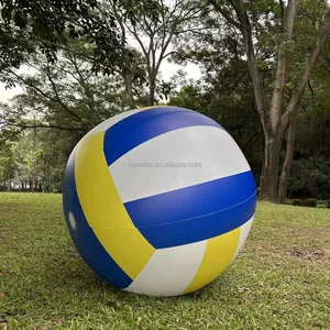 कस्टम विशाल inflatable वॉलीबॉल मॉडल/inflatable गेंद/inflatable गोल आकार मॉडल