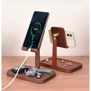 حامل هاتف محمول خشبي قابل للتعديل ومحمول للورش - حامل أجهزة لوحية متعدد الاستخدامات - Product Image 2