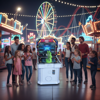 FEZA Star Armor Shooting Machine, jeu d'arcade à monnayeur, jeu d'action multijoueur en anglais, pour parcs d'attractions, Istanbul
