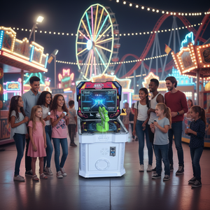 FEZA Star Armor Shooting <b>Machine</b> Coin Operated Arcade Game English Multiple Players Action Game <b>Amusement</b> Park Use Istanbul - Product Image 3