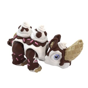 Jouets licorne en forme de cornet de glace imprimés en 3D Vashine, figurines d'action 3D amusantes et créatives, rhinocéros coloré, jouets animaux pour enfants - Product Image 5