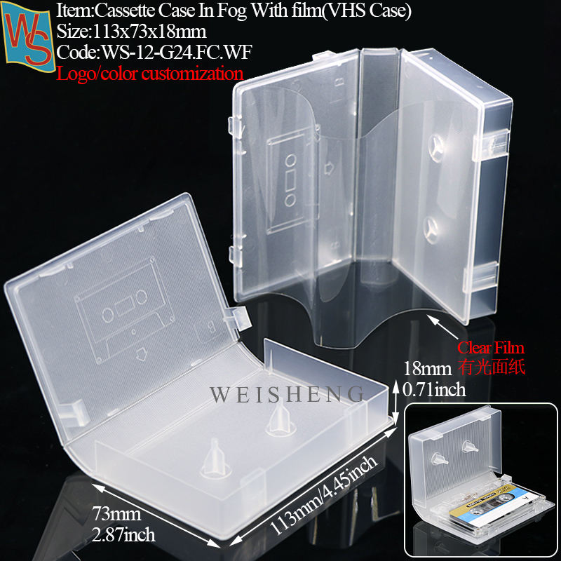 Cassette Tape Case With Film G24 -Fog