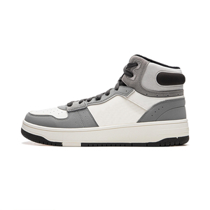 Chaussures de skate montantes pour hommes, color block, à lacets, semelle épaisse, baskets décontractées, amortissantes et antidérapantes - Product Image 1