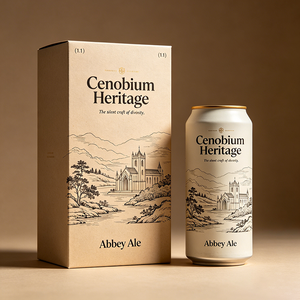 Scatola Regalo Premium Personalizzata OEM ODM Pieghevole con Stampa UV e Goffratura in Stile Belga per Presentazione di Birra Abbey - Product Image 3