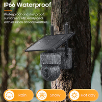 Nueva llegada 2MP sistema de cámara de seguridad Solar inalámbrica al aire libre visión nocturna CCTV Cámara impermeable productos