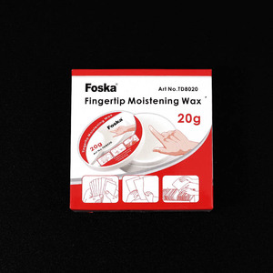 Foska, humectante de cera no tóxico de función múltiple de 20 g para cajeros de banco, cajeros, carteros o usuarios habituales - Product Image 5