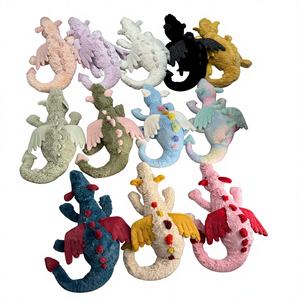 Peluche Dragon Jellycat – 13 styles, ensemble complet : Sky, Black, Fuddlewuddle, Bashful – Grand coussin doux anti-stress avec étiquettes et sac anti-poussière - Product Image 1