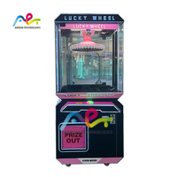 Machine de jeu d'arcade de prix de receveur de jouet à pièces d'approvisionnement direct d'usine de machine de grue de griffe de poupées en peluche