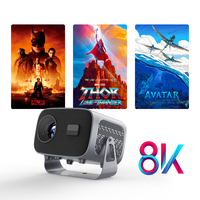 Projecteur de cinéma maison intelligent Android 11 200 ANSI Allwinner H713 Projecteur LCD portable avec Wifi Lecteur vidéo 4K en ligne