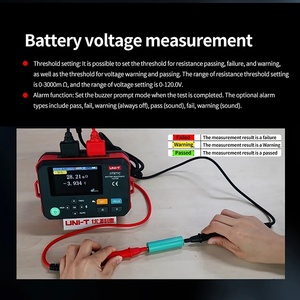 Medidor de Resistencia de Aislamiento UNI-T UT677C 0-3 con Batería Interna para Instrumentos de Prueba con Función de Retención de Datos - Product Image 4