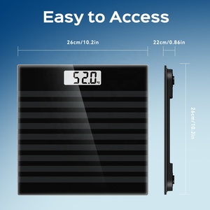 Fabricant <span class=keywords><strong>Mini</strong></span> Batterie <span class=keywords><strong>Personne</strong></span> Corps Humain Eletronic Balance Pondération 180kg Poids Corporel Machine Balance Numérique Salle De Bains - Product Image 3