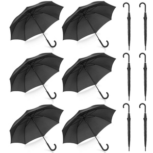 Wholesale Cheaper 23" Blank Black Advertising <b>Umbrella</b> Bike <b>Umbrella</b> Motorcycle - Product Image 2