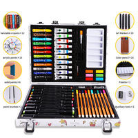 Cadeau pour la Journée des enfants, marque Yichen, ensemble de 53 crayons de couleur, crayons à papier, peinture acrylique, ensemble de papeterie pour la peinture des enfants, 1 kg