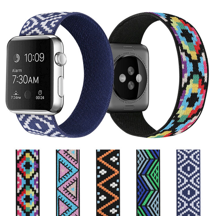 Новое поступление, эластичный ремешок Coolyep для часов Apple Watch Series 5 6 SE, 42 мм, 44 мм, 40 мм, 38 мм