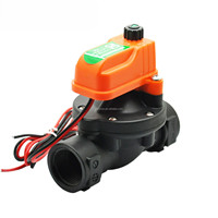 Vanne solénoïde hydraulique en plastique 12 V CC de 1 pouce pour équipement d'irrigation goutte à goutte avec moteur à filetage femelle