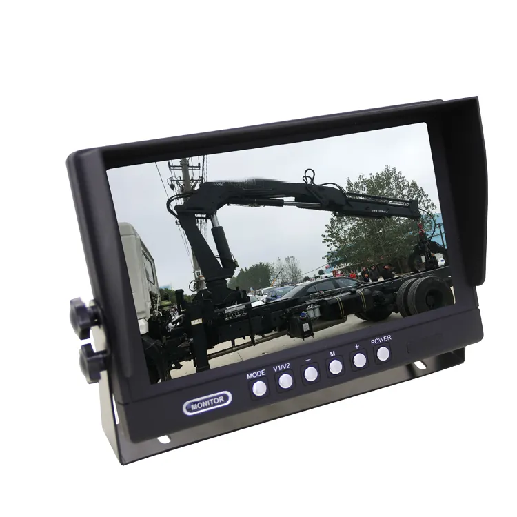 9 "TFT LCD 4 yollu araba kamyon dikiz ekran kafalık dokunmatik ekran monitör için kamyon