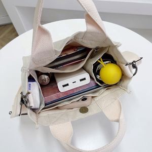Promotion Reusable Heavy Weight <b>Large</b> Personalized Tote Cotton <b>Canvas</b> Polyester Tote Shopping <b>Bag</b> - Product Image 3