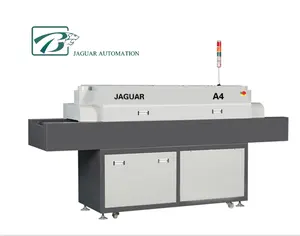 Jaguar SMD 4 Heating Zones Reflow Soldering oven with temperature testing curve A4