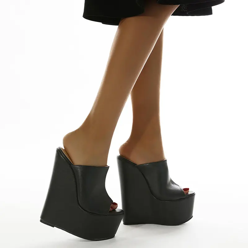 202ง่าย16เซนติเมตรรองเท้าแตะ35-42ขนาดขนาดใหญ่แนวโน้มสูงรองเท้าผู้หญิงรองเท้าแตะ