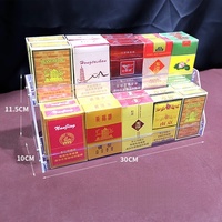 Diviseur en acrylique réglable à ressort pour présentoir de vente au détail, modèle X-01 de la marque XX, taille personnalisée, pour cigarettes et fournitures de supermarché