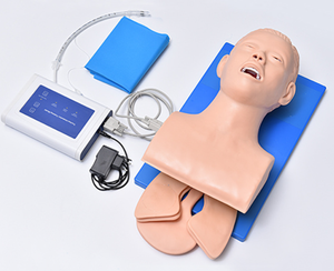 Modelo de Entrenamiento de Intubación Traqueal Humana Electrónico, Maniquí de Tamaño Real con Material de PVC Avanzado y Alarma de Presión Dental - Product Image 3