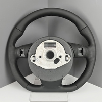 Volant de voiture en cuir noir sans bouton, vente en gros directe d'usine pour AUDI B8 B9 A4 A5 Q3 Q5 2013-2016