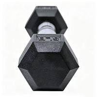 Haltères hexagonaux en acier inoxydable MZ Y1101, revêtement en caoutchouc anti-roulement, plusieurs options de poids KG/LB, équipement de musculation et de fitness