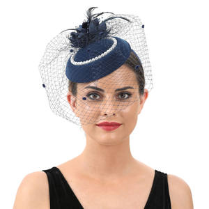 Fascinators les Plus Populaires pour Femmes, Bandeau de Chapeau de Thé, Voilette Florale en Résille de Mariage pour Derby du Kentucky - Product Image 1