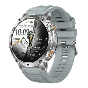นาฬิกาอัจฉริยะ <span class=keywords><strong>AK102</strong></span> รองรับการโทรผ่านบลูทูธ ตรวจสอบสุขภาพ แจ้งเตือนข้อความ แบตเตอรี่ขนาดใหญ่ นาฬิกาสปอร์ตกลางแจ้งสำหรับผู้ชาย - Product Image 4
