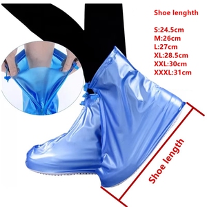 1Pair Waterproof Shoe <b>Cover</b> Unisex Shoes Protectors Rain <b>Boots</b> for Indoor Outdoor Rainy Reusable Quality Non-slip Shoe <b>Cover</b> - Product Image 5